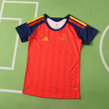 Camisa Seleção Espanha I Copa do Mundo 2026 Vermelha Feminina