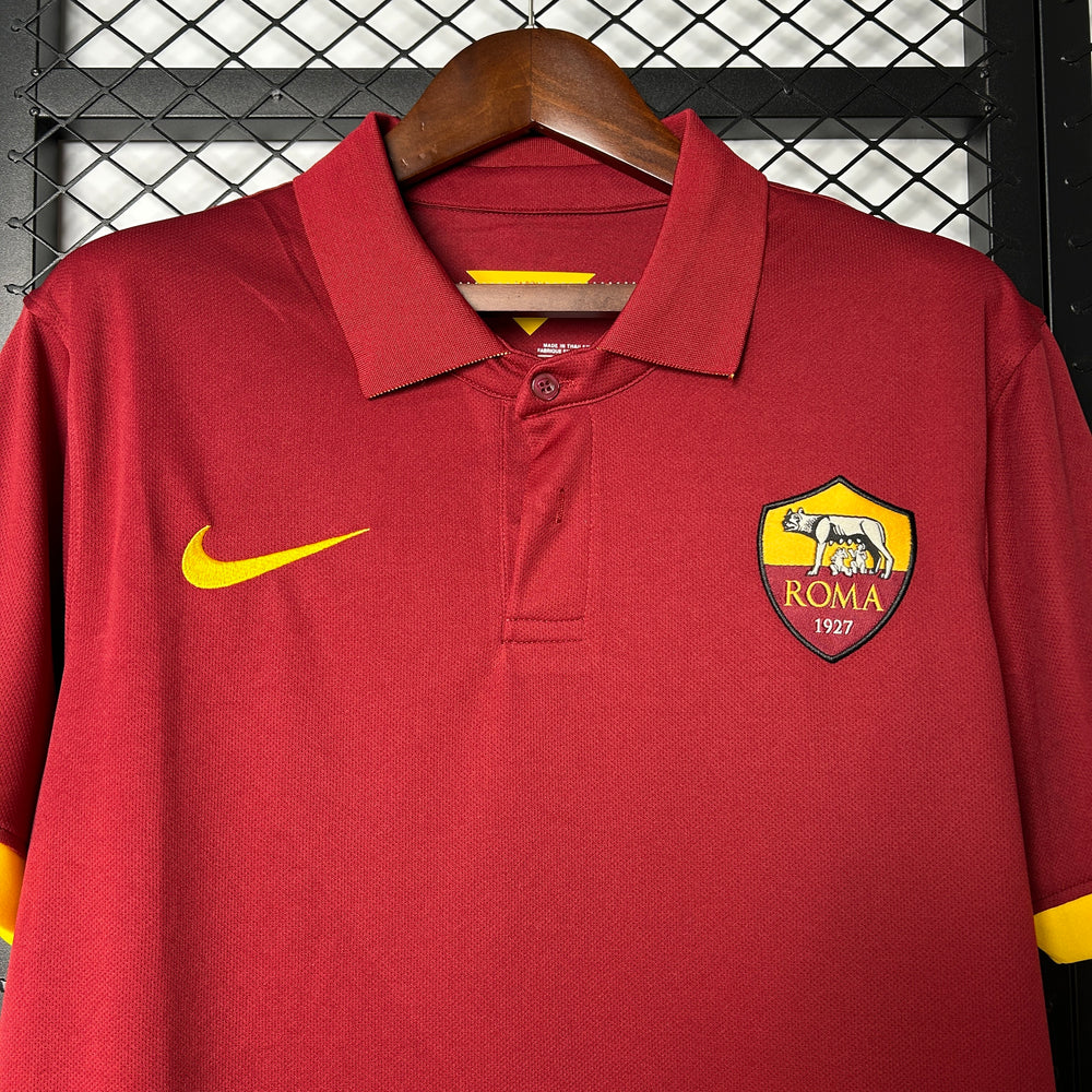 Camisa AS Roma I 2014/2015 Retrô Vermelha Nike