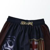 Short Barcelona x Travis Scott Skeletons 2000/2001 Vermelho/Azul Nike