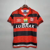 Camisa Flamengo I 1995 Retrô Vermelha e Preta Masculina Umbro