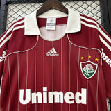 Camisa Fluminense III 2007/2008 Vermelha Retrô Adidas