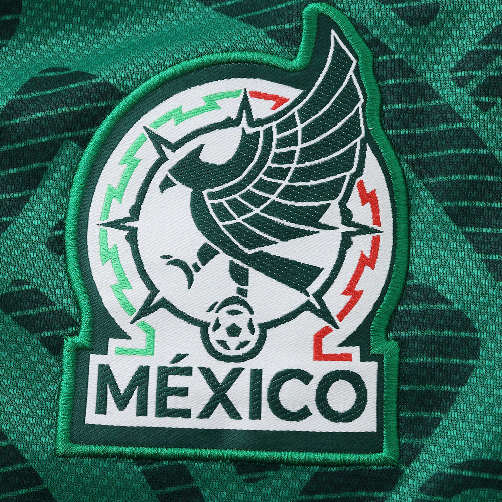 Camisa Seleção México I Copa do Mundo 2026 Manga Longa Verde Adidas