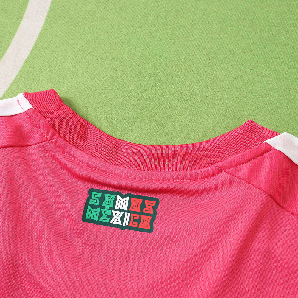 Camisa Goleiro Seleção México Copa do Mundo 2026 Rosa Masculina Adidas