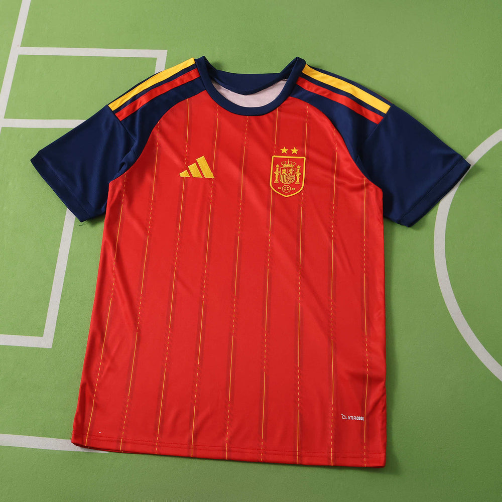 Camisa Seleção Espanha I Copa do Mundo 2026 Vermelha Masculina Adidas