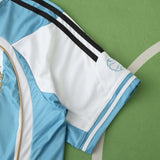Camisa Seleção Argentina I Copa do Mundo 2006 Azul e Branca Retrô Adidas