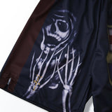 Short Barcelona x Travis Scott Skeletons 2000/2001 Vermelho/Azul Nike