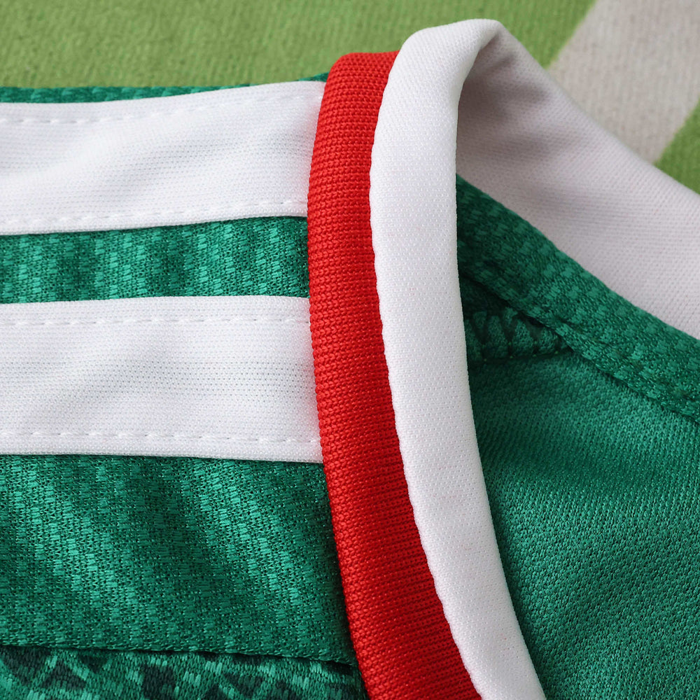 Conjunto Infantil Seleção México I Copa do Mundo 2026 Verde Adidas