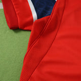 Conjunto Infantil Seleção Noruega I Copa do Mundo 2026 Vermelho