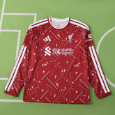 Camisa Liverpool I 26/27 Manga Longa Vermelha Adidas