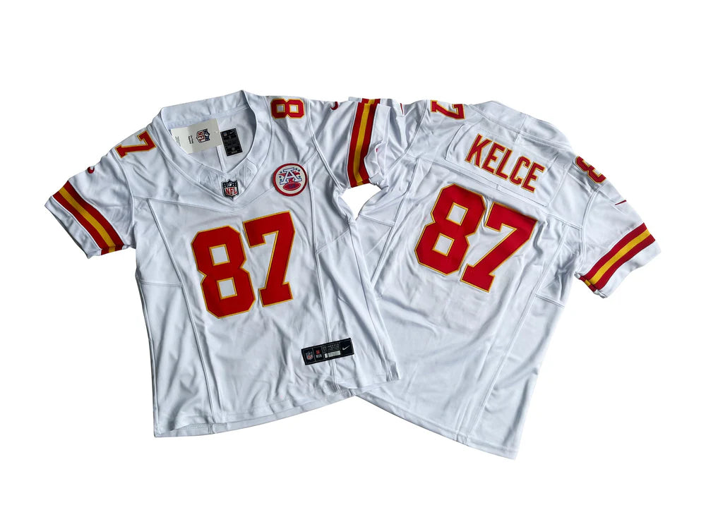 Camisa NFL Kansas City Chiefs Vapor F.U.S.E Limited Branca Feminina Nike