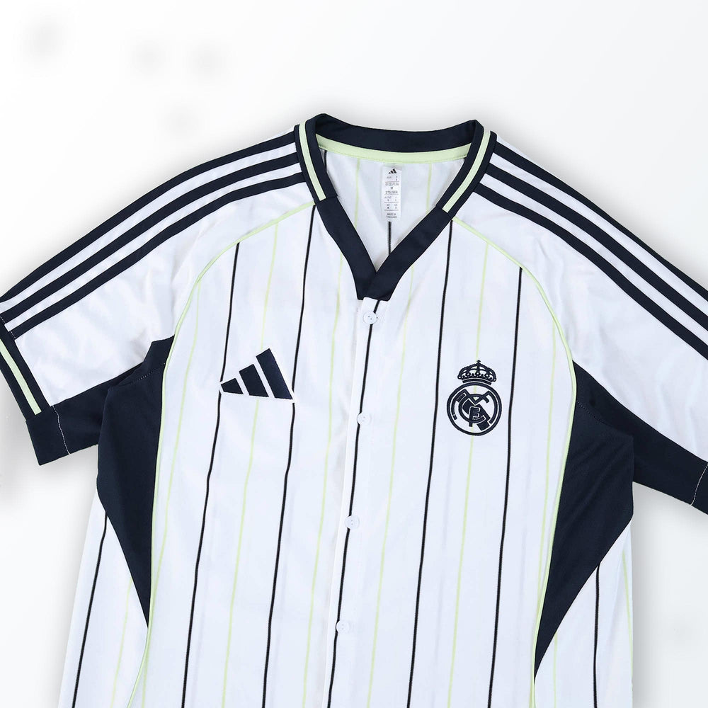 Camisa Real Madrid 2025/26 US Pack Baseball Branca Adidas