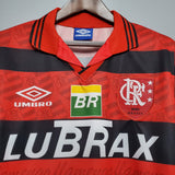 Camisa Flamengo I 1995 Retrô Vermelha e Preta Masculina Umbro