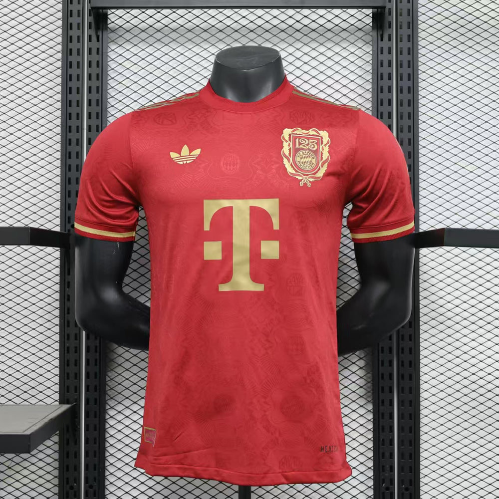 Camisa Bayern de Munique 125 Anos Vermelha Masculina - Jogador Adidas