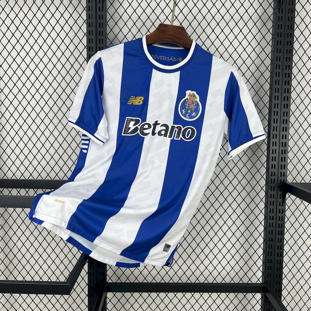 Camisa FC Porto I 25/26 Azul e Branca Masculina New Balance