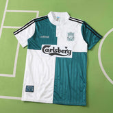 Camisa Liverpool II 1995/1996 Retrô Branca / Verde Adidas