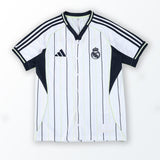 Camisa Real Madrid 2025/26 US Pack Baseball Branca Adidas