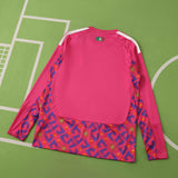 Camisa Goleiro Seleção México Copa do Mundo 2026 Manga Longa Rosa Adidas