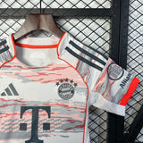 Conjunto Infantil Bayern de Munique II 25/26 Branco/Cinza Adidas