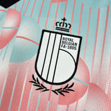 Camisa Seleção Bélgica II Copa do Mundo 2026 Rosa/Azul Masculina