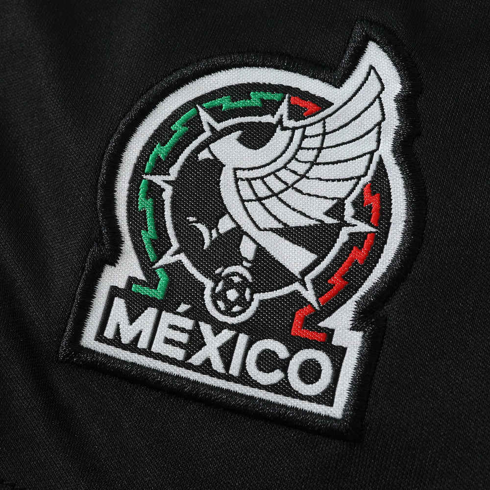 Conjunto Infantil Seleção México III Copa do Mundo 2026 Preta Adidas