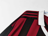 Camisa AC Milan I 2009/2010 Retrô Manga Longa Vermelha/Preta