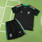 Conjunto Infantil Seleção México III Copa do Mundo 2026 Preta