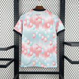 Camisa Seleção Bélgica II Copa do Mundo 2026 Rosa/Azul Masculina