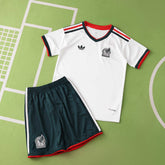 Conjunto Infantil Seleção México II Copa do Mundo 2026 Branca