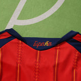 Conjunto Infantil Seleção Espanha I Copa do Mundo 2026 Vermelho
