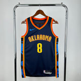Regata Oklahoma City Thunder Swingman City Edition 24/25 Azul Nike