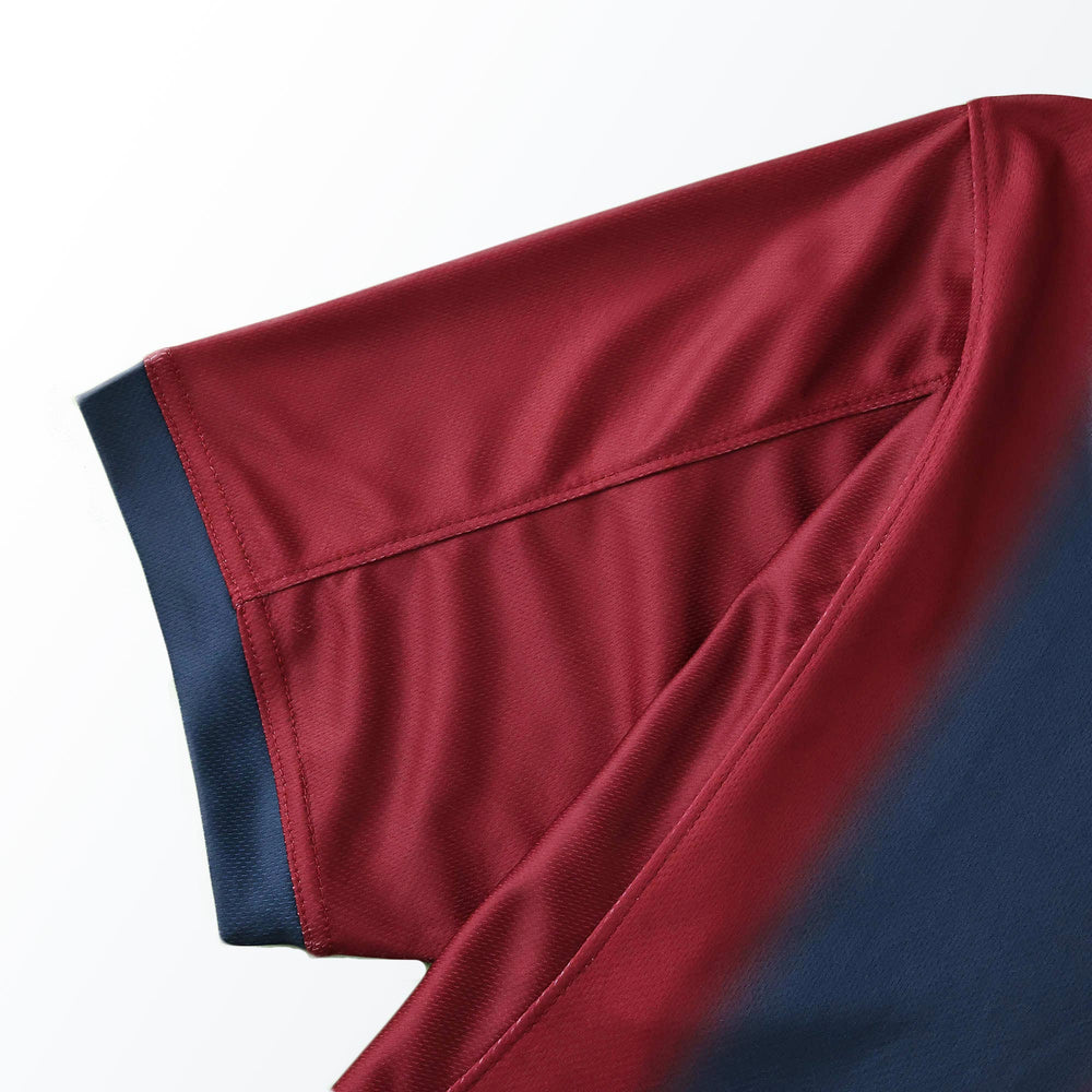 Camisa Barcelona x Travis Scott Skeletons Retrô 2000/2001 Vermelha/Azul Nike