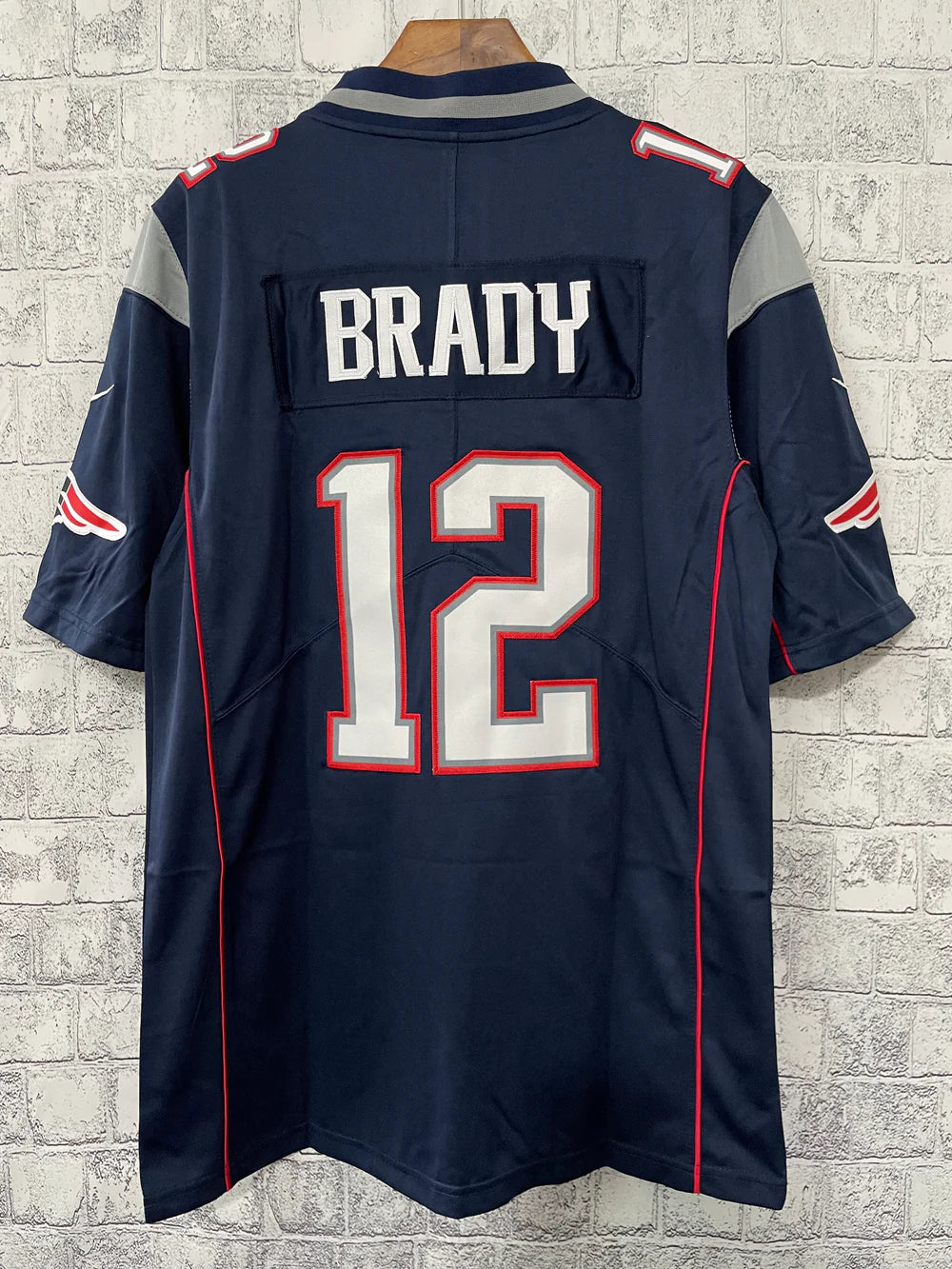 Camisa NFL New England Patriots Brady #12 Vapor Limited Azul Nike