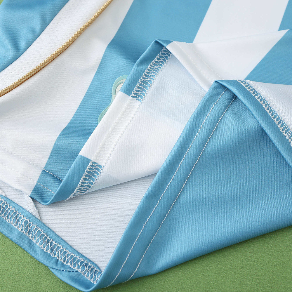Camisa Seleção Argentina I Copa do Mundo 2006 Azul e Branca Retrô Adidas