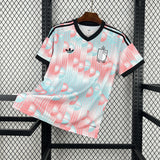 Camisa Seleção Bélgica II Copa do Mundo 2026 Rosa/Azul Masculina