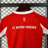 Conjunto Infantil Bayern de Munique I 25/26 Vermelho Adidas