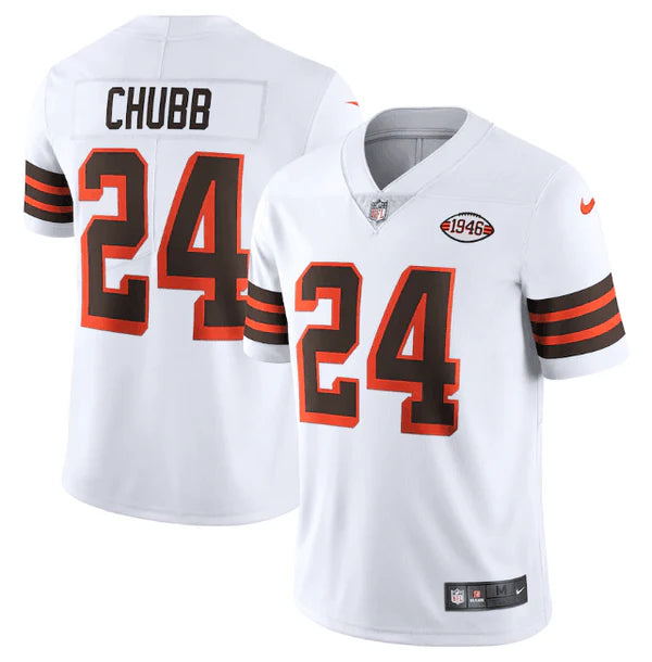 Camisa NFL Cleveland Brow Coleção 1946 Vapor Limited Branca Nike