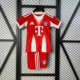 Conjunto Infantil Bayern de Munique I 25/26 Vermelho Adidas