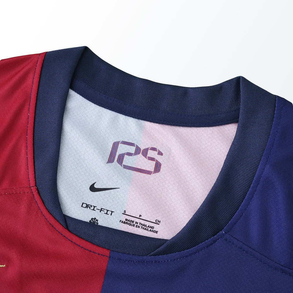 Camisa Barcelona x Travis Scott Home Vermelha/Azul Masculina Nike