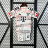 Conjunto Infantil Bayern de Munique II 25/26 Branco/Cinza Adidas