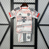 Conjunto Infantil Bayern de Munique II 25/26 Branco/Cinza Adidas