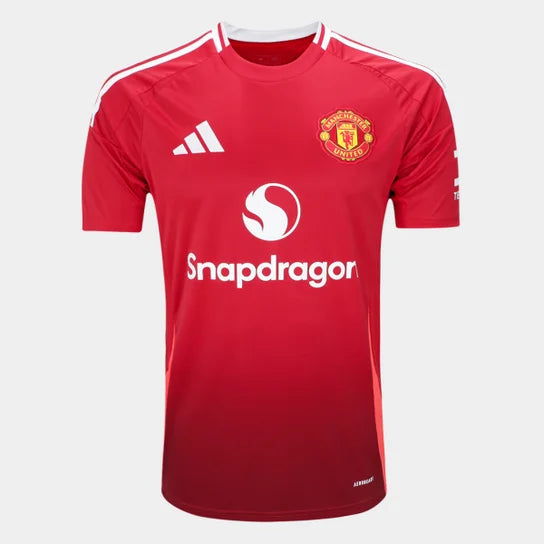 Camisa Manchester United I 24/25 Vermelha Adidas