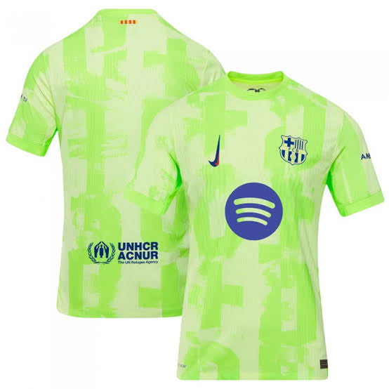 Camisa Barcelona III 24/25 Verde Masculina Nike