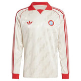 Camisa Bayern de Munique Originals LFSTLR Manga Longa 2024/25 Bege Adidas