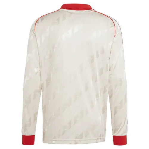 Camisa Bayern de Munique Originals LFSTLR Manga Longa 2024/25 Bege Adidas