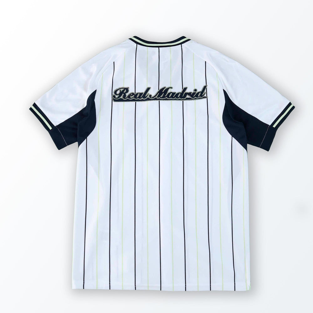 Camisa Real Madrid 2025/26 US Pack Baseball Branca Adidas