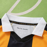 Camisa Hull City I 26/27 Preta e Laranja Masculina Oxen