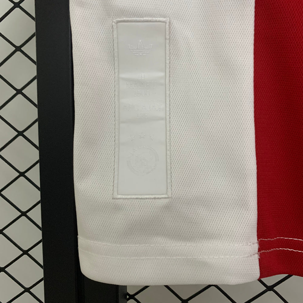 Camisa Ajax Comemorativa 125 Anos Vermelha e Branca Adidas