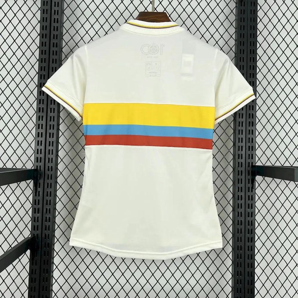 Camisa Seleção Colômbia Edição Especial 100 Anos Branca Feminina Adidas