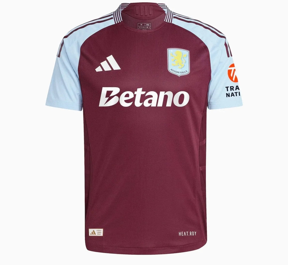 Camisa Aston Villa I 24/25 Vinho Masculina Adidas
