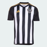 Camisa Atlético Mineiro I 25/26 Preta e Branca Masculina Adidas
